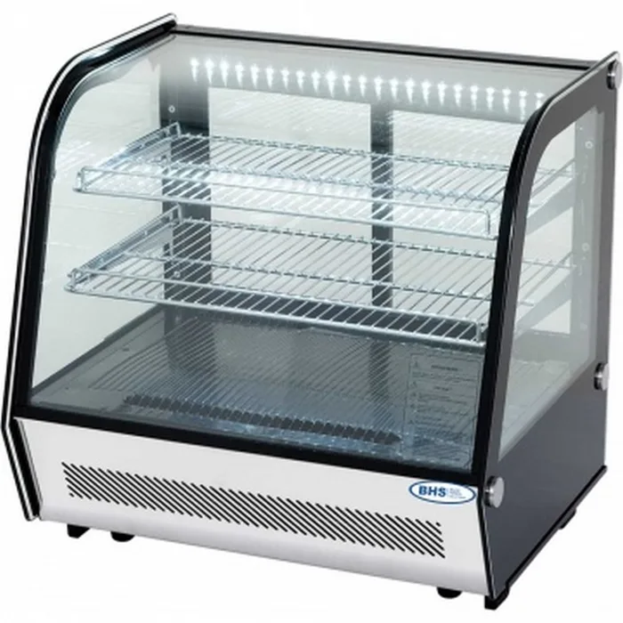 Auksta vitrīna 120L ar LED apgaismojumu