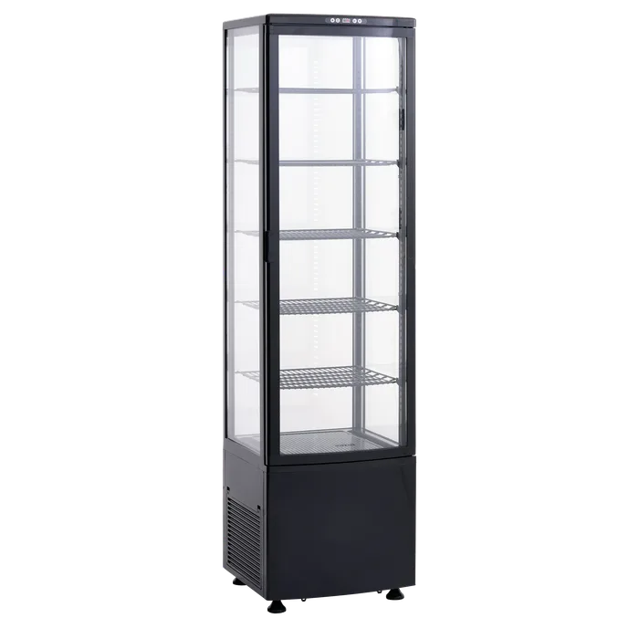 Aukstā vitrīna, melns 235L RTC 287 BE