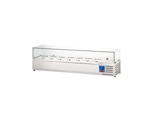 Aukstuma vitrīna 1500 mm 7x GN1/4