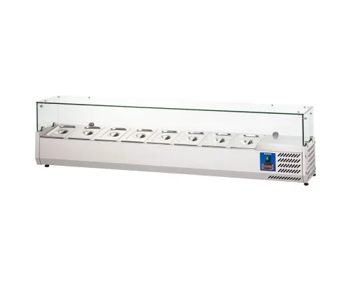 Aukstuma vitrīna 1800 mm 8 x GN1/4
