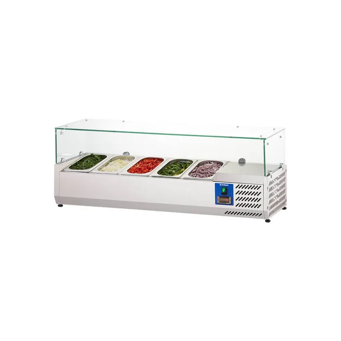 Aukstuma vitrīna 5 GN1/4, 0.11 kW